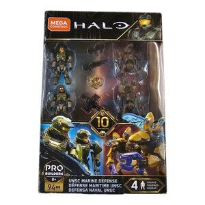Mega Construx HALO UNSC Marine Defense Set Pro Builders 94 PCS GFT67